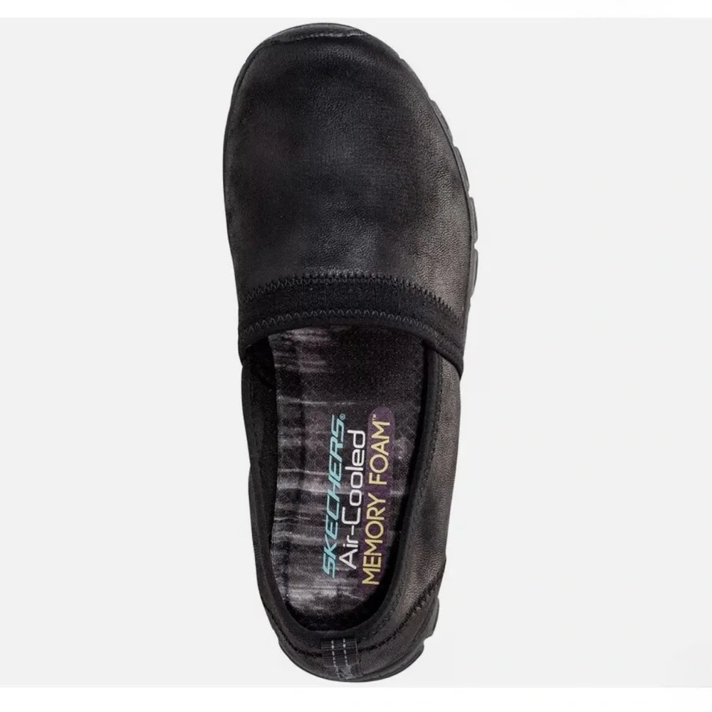 SKECHERS BLACK CASUAL WALKING SNEAKER